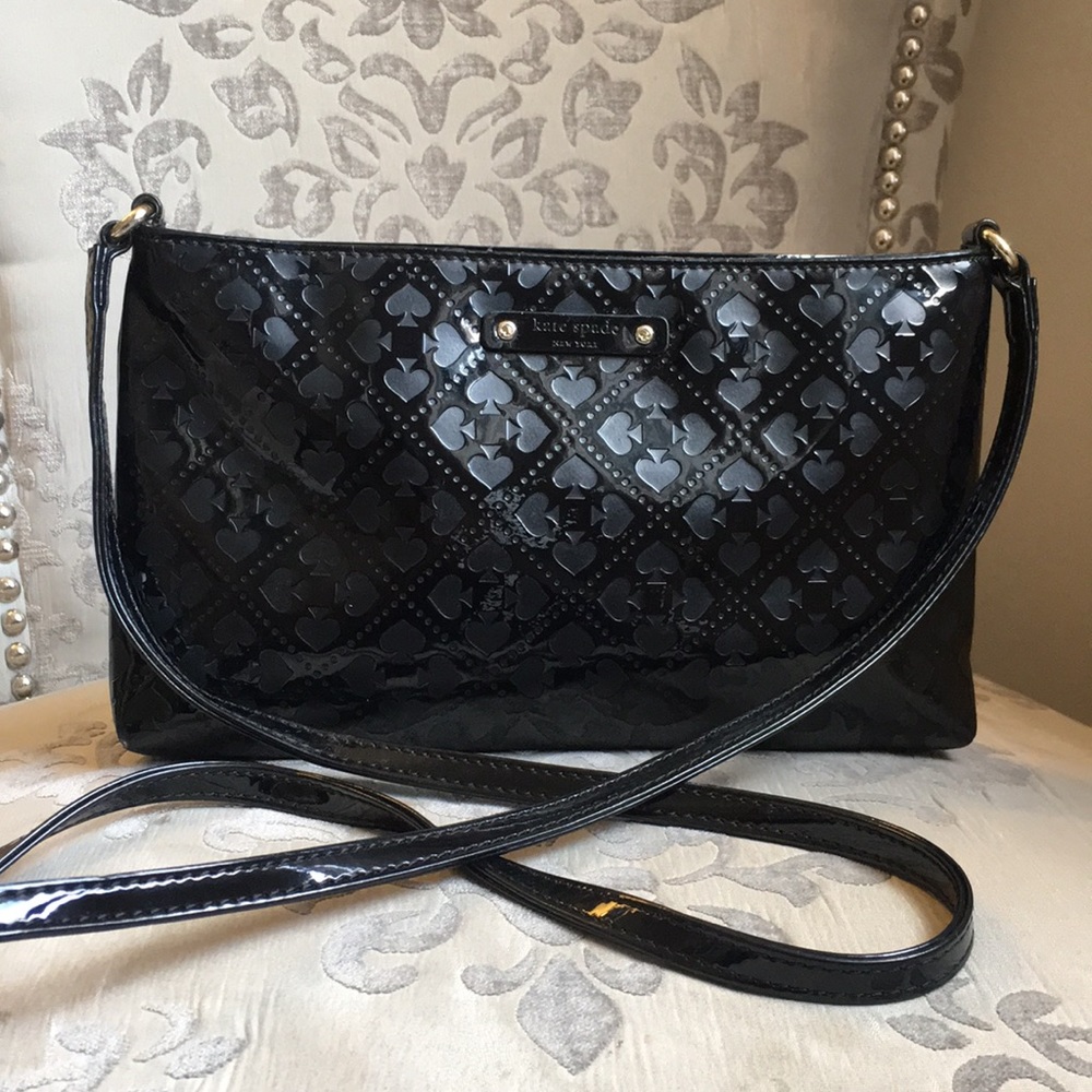 Kate Spade - Black Patent Leather Crossbody